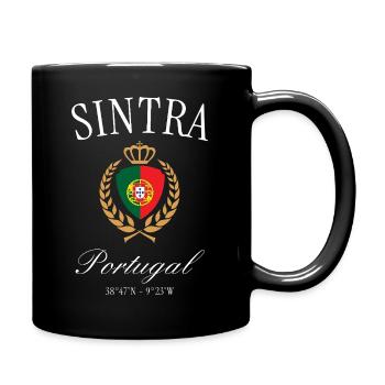 Couronne des armoiries Sintra Portugal – Souvenir de voyage - Mug uni - noir - Droite