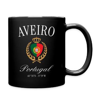 Couronne des armoiries d’Aveiro Portugal – Souvenir de voyage - Mug uni - noir - Droite