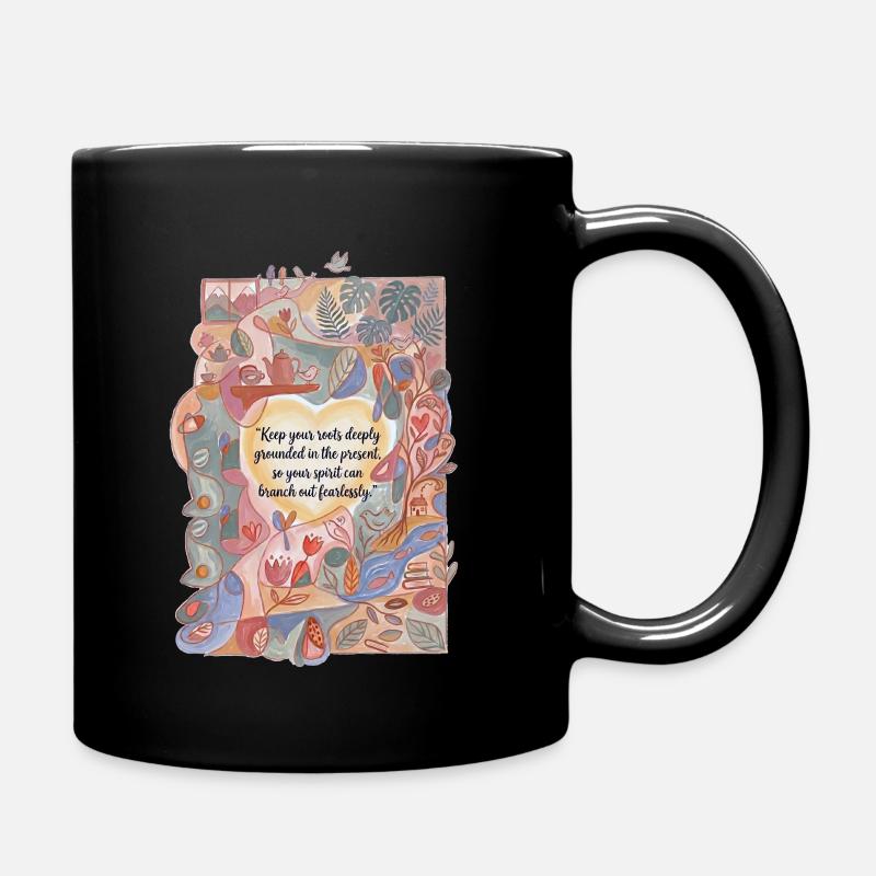 Profondément ancré dans le présent - Mug uni - noir