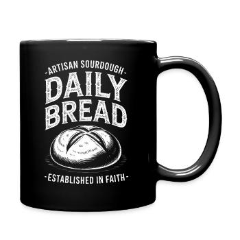 Daily Bread Sourdough Faith - Full Colour Mug - black - Right