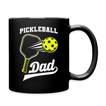 Pickleball Dad Funny Pickleball Player - Full Colour Mug - black - Right
