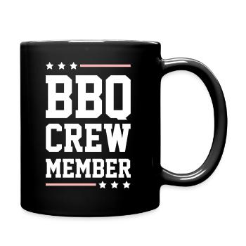 Bbq Crew - Full Colour Mug - black - Right
