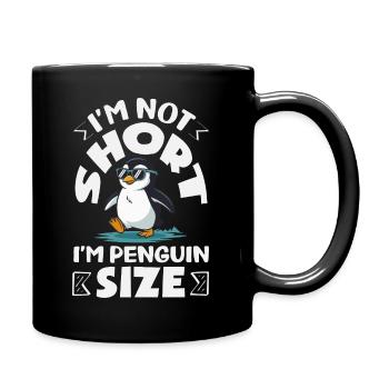 Pingouin mignon - Cadeau pour l’amoureux des manchots - Mug uni - noir - Droite