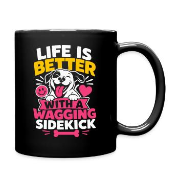 La vie est meilleure avec un acolyte qui balance - Mug uni - noir - Droite