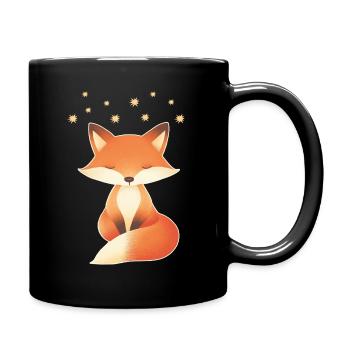 Fox Stars - Full Colour Mug - black - Right