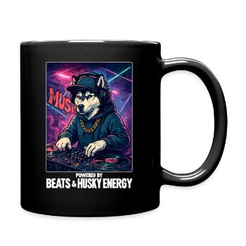 DJ Husky : Propulsé par Beats & Husky Energy - Mug uni - noir - Droite