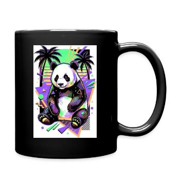 panda - Mug uni - noir - Droite