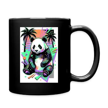 panda - Mug uni - noir - Droite