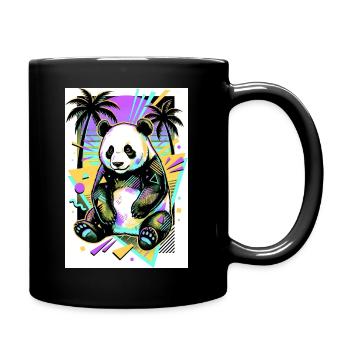 panda - Mug uni - noir - Droite