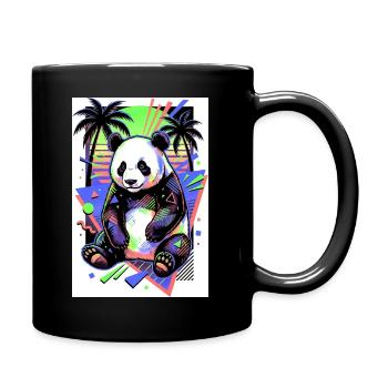 panda - Mug uni - noir - Droite