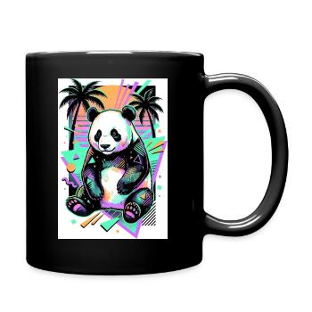panda - Mug uni - noir - Droite