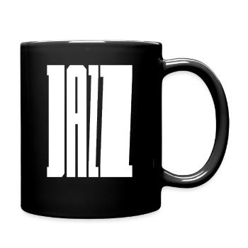 Logo typographique jazz audacieux - Mug uni - noir - Droite