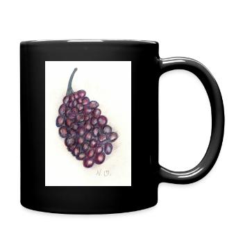 Raisins - Mug uni - noir - Droite