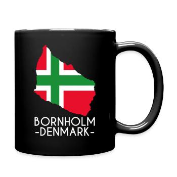 Bornholm Denmark - Full Colour Mug - black - Right