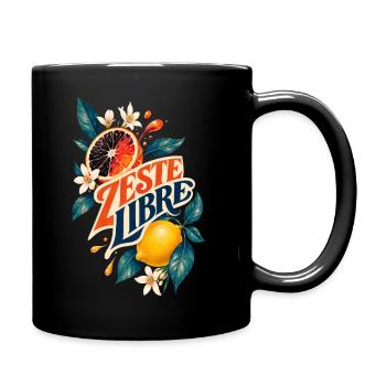 Zeste Libre Citrus Florilège - Mug uni - noir - Droite
