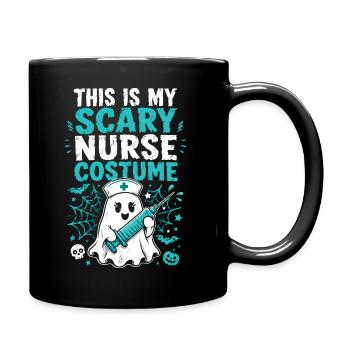 Nurse Nurse Halloween - Full Colour Mug - black - Right