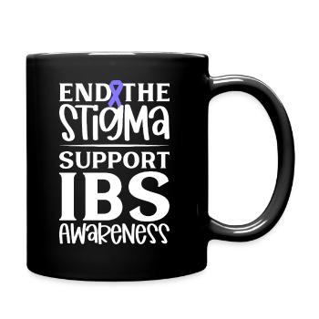 IBS Awareness - Stigma beenden - Tasse einfarbig - Schwarz - Rechts
