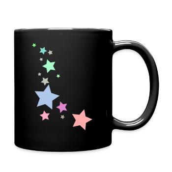 Shining Stars - Tasse einfarbig - Schwarz - Rechts
