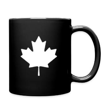 Maple Leaf - Full Colour Mug - black - Right