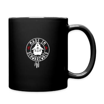 Made im Schwarzwald - Tasse einfarbig - Schwarz - Rechts