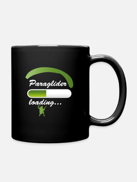 Paraglider Loading - Tasse einfarbig - Schwarz