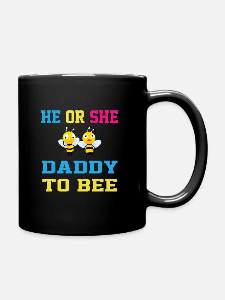 He or she Beekeeper Beekeeper - Full Colour Mug - black