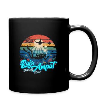 DivingTour RajaAmpat 2025 - Full Colour Mug - black - Right