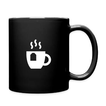Tee - Tasse einfarbig - Schwarz - Rechts