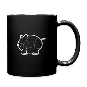 Pork Cut - Boucher boucher grill grill - Mug uni - noir - Droite