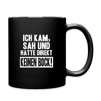 I CAME, SAW AND HAD NO DOCK! - Full Colour Mug - black - Right
