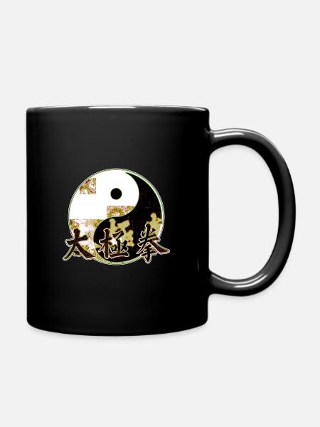 Tai Chi Ying Yang - Full Colour Mug - black