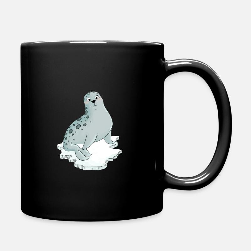 Sweet seal - Full Colour Mug - black
