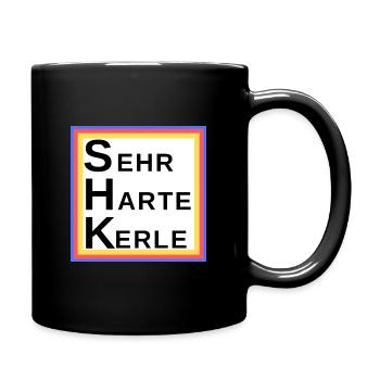 SHK - Sehr Harte Kerle - Tasse einfarbig - Schwarz - Rechts