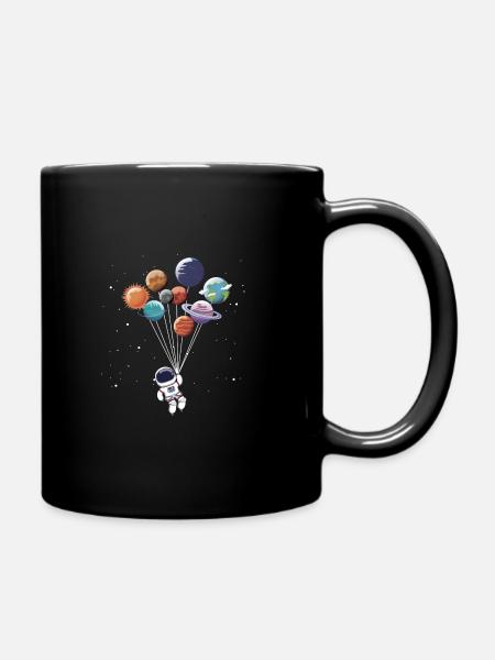 planet-balloon-4000x4000 - Mug uni - noir