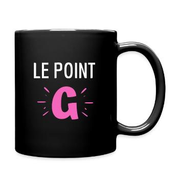 Point G humour partenaire sexe - Mug uni - noir - Droite