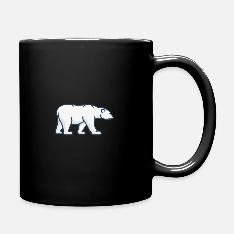 Eisbär - Tasse einfarbig - Schwarz