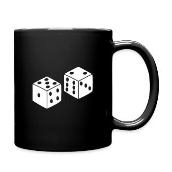 cube - Full Colour Mug - black - Right