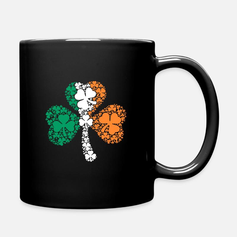 Shamrock St. Patrick's Day - Tasse einfarbig - Schwarz