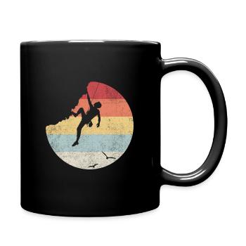 Climbing - Tasse einfarbig - Schwarz - Rechts