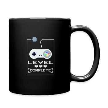 Super NES Controller Level Completed Gaming Design - Mug uni - noir - Droite