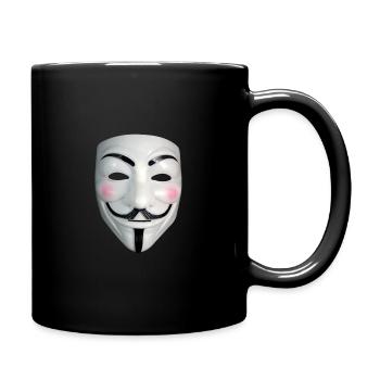 Anonym - Tasse einfarbig - Schwarz - Rechts