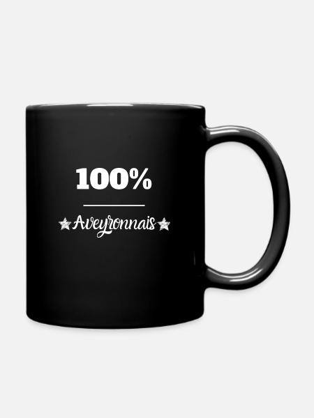 t-shirt Aveyronnais. Cadeau, Aveyron - Mug uni - noir