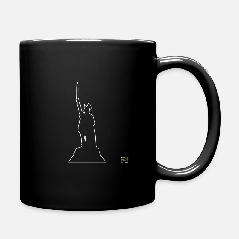 Hermannsdenkmal Kreis Lippe Kontur Shirt - Full Colour Mug - black