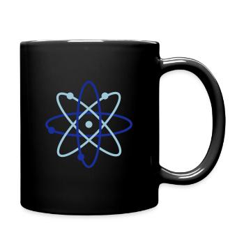 Atom Symbol - Full Colour Mug - black - Right