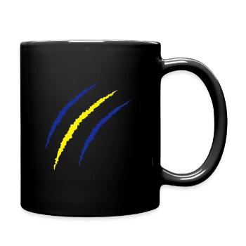 krallen schweden - Tasse einfarbig - Schwarz - Rechts