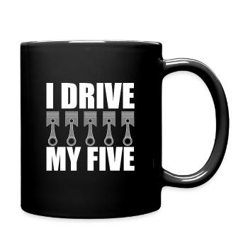 5 cylinders - Full Colour Mug - black - Right