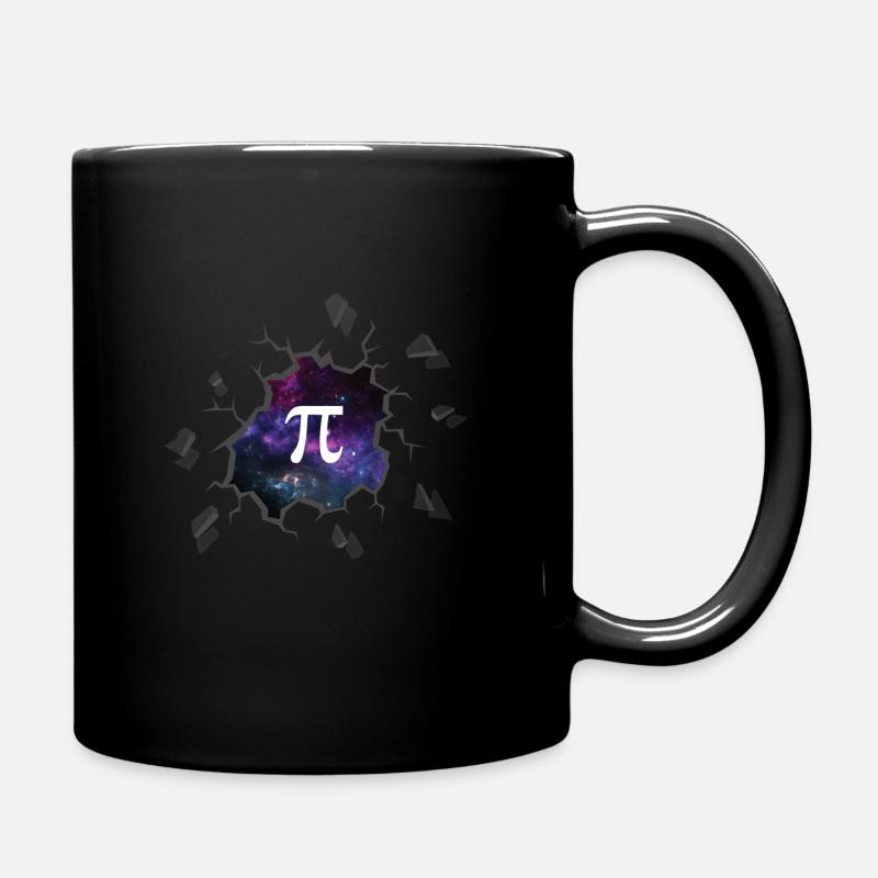 PI math symbole galaxie espace étoiles univers - Mug uni - noir