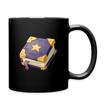 Grimoire magique des sorciers - Mug uni - noir - Droite