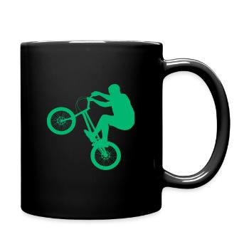 Cyclist gift bike sport - Full Colour Mug - black - Right