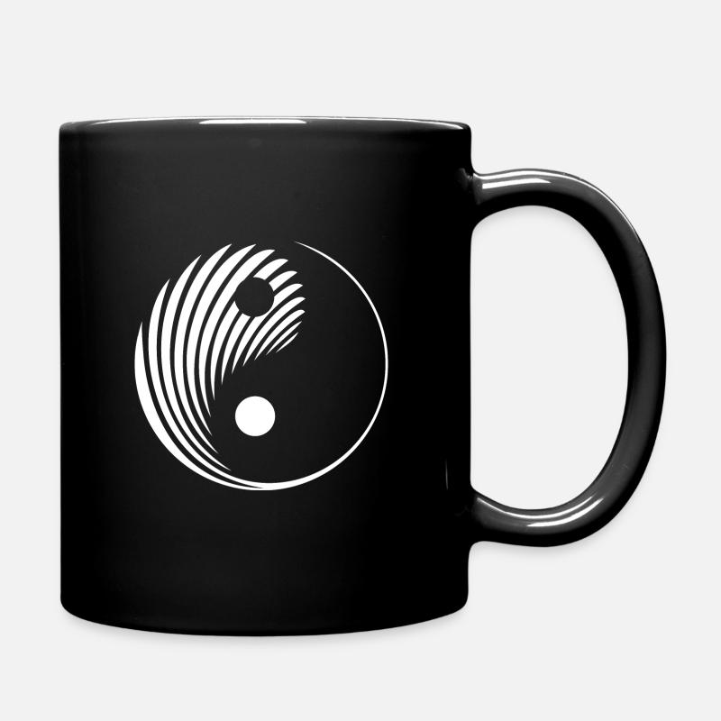 Yin Yang - Full Colour Mug - black